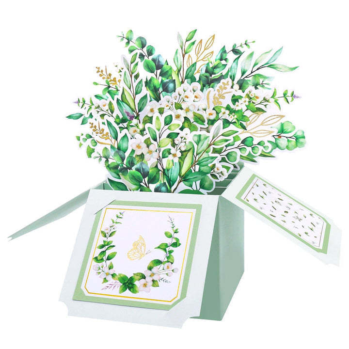Greenly Floral Pop up Card for Mother's Day