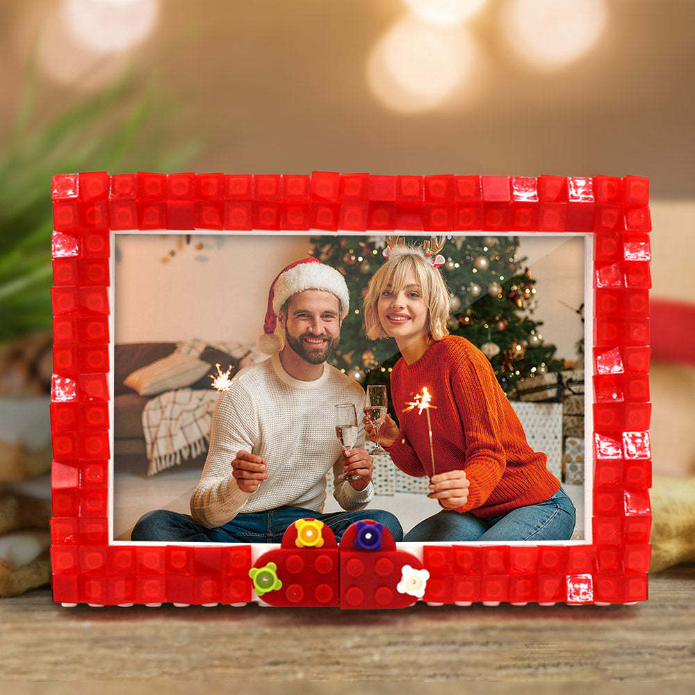 Building Blocks Picture Frame DIY Photo Frame Gift for Him