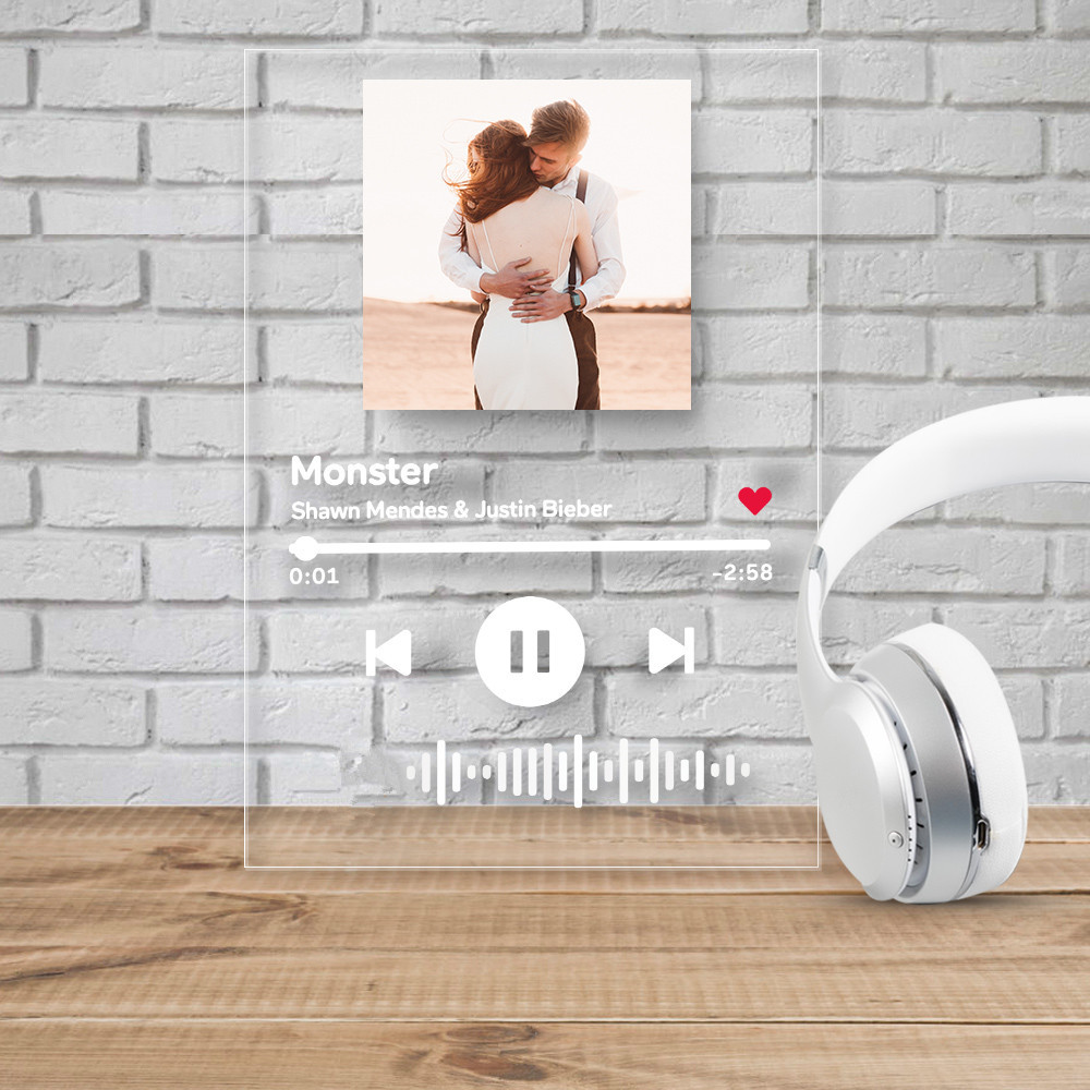 Custom Music Code Acrylic Nightlight/Plaque/Keychain