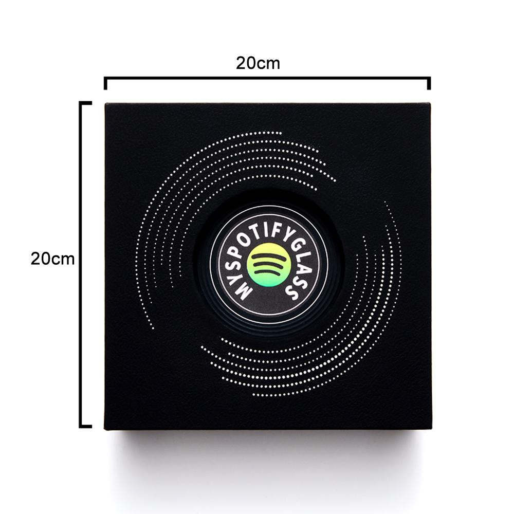 Stand Plaque Gift Box - Black Cardboard Gift Box with Sponge