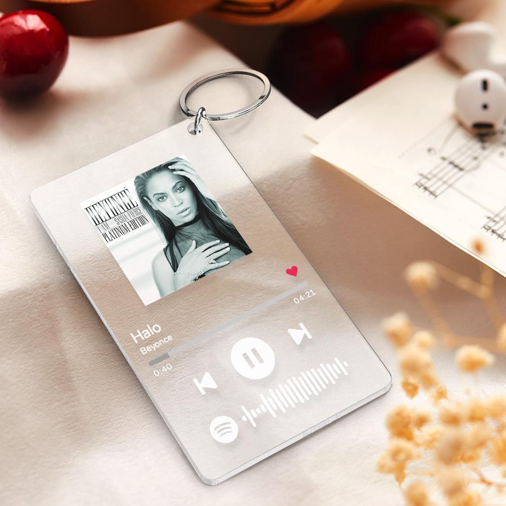 Custom Spotify Code Music Plaque Keyring(2.1in x 3.4in)