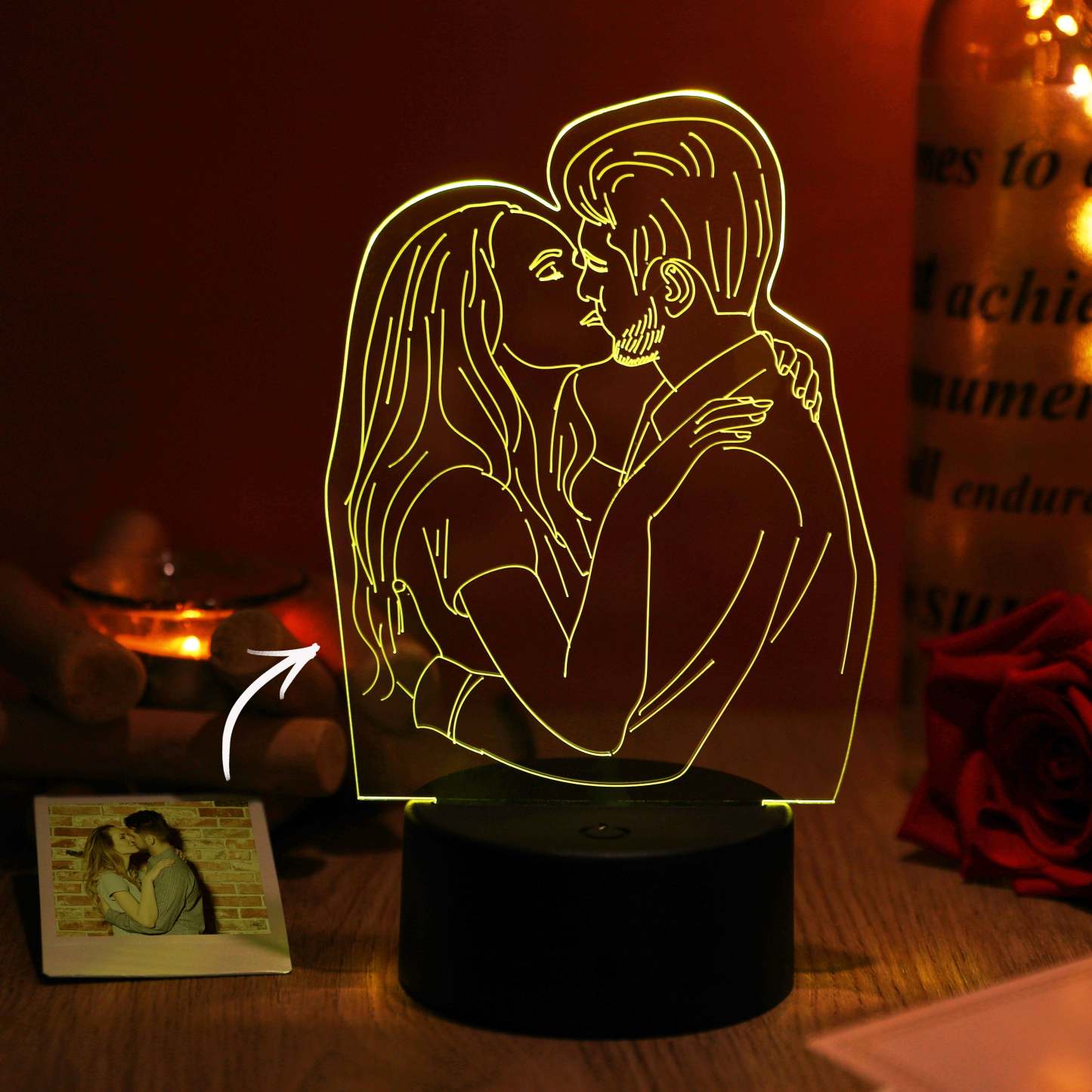 Custom 3D Photo Lamp Led Personalized Colorful Night Light Gift for Lovers