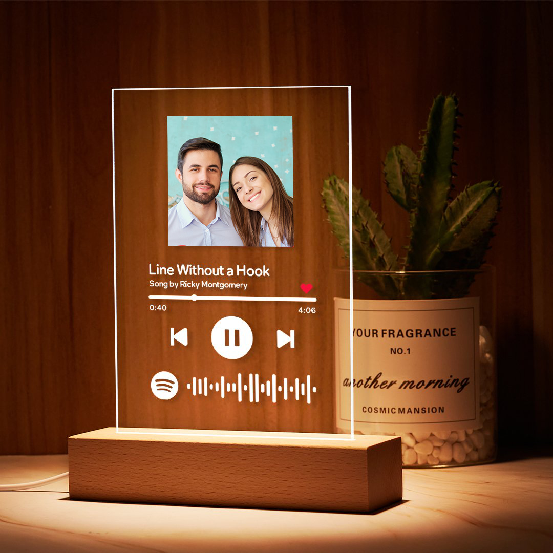 Custom Spotify Code Acrylic Nightlight/Plaque/Keychain