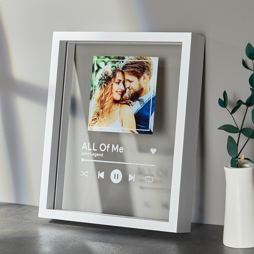 Custom Music Plaque Scannable Spotify Code Transparent Couple Gifts