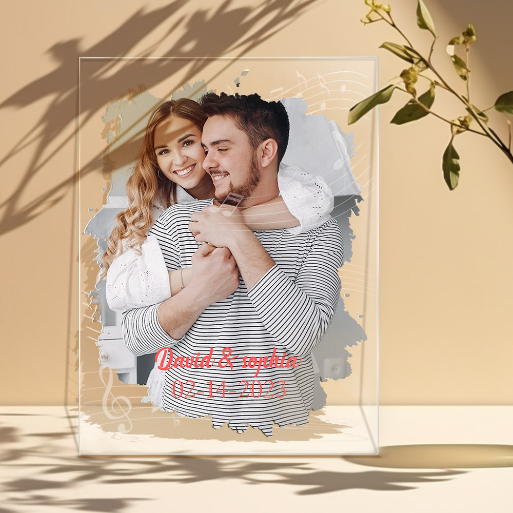 Custom Photo Glass Plaque Personalized Photo Plaque Gift