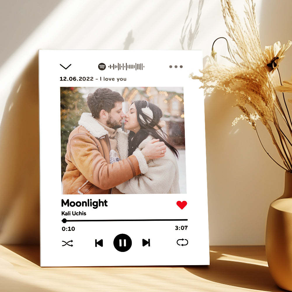Personalised Spotify Code Plaque Personalized Photo Plaque Gift