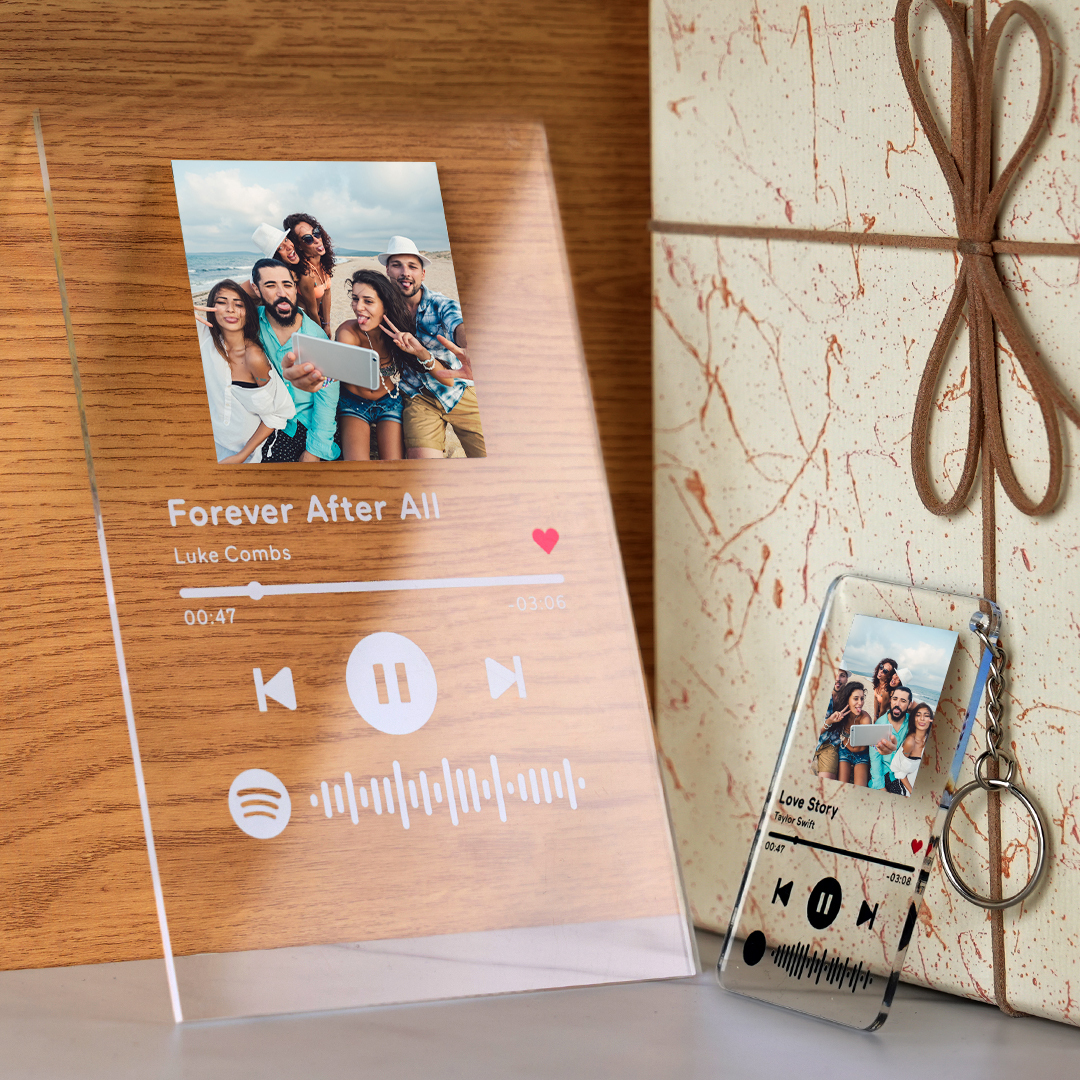 Personalized Spotify Code Music Plaque Night Light-Gifts Acrylic Spotify Plaque Best Birthday Gift For Friend
