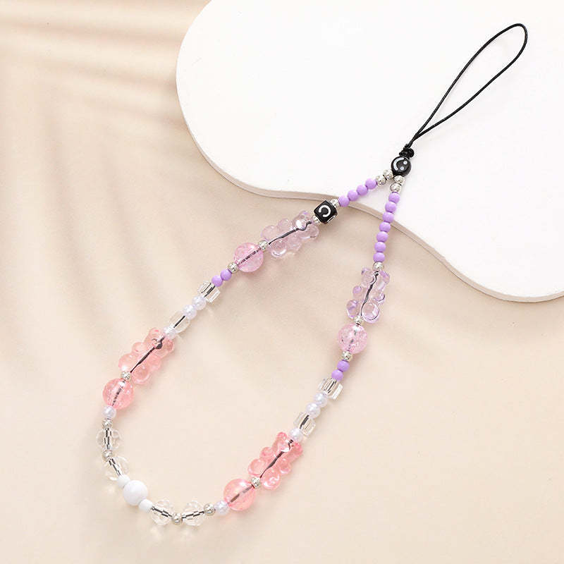 Gummy Bear Phone Charm - Sweet Gummy Bear-Purple