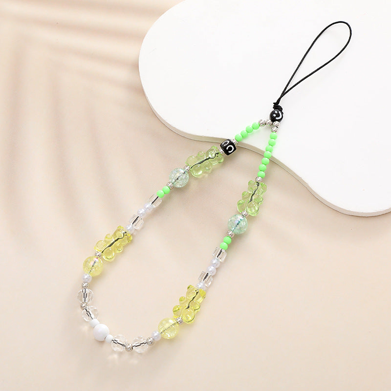 Gummy Bear Phone Charm - Sweet Gummy Bear-Green