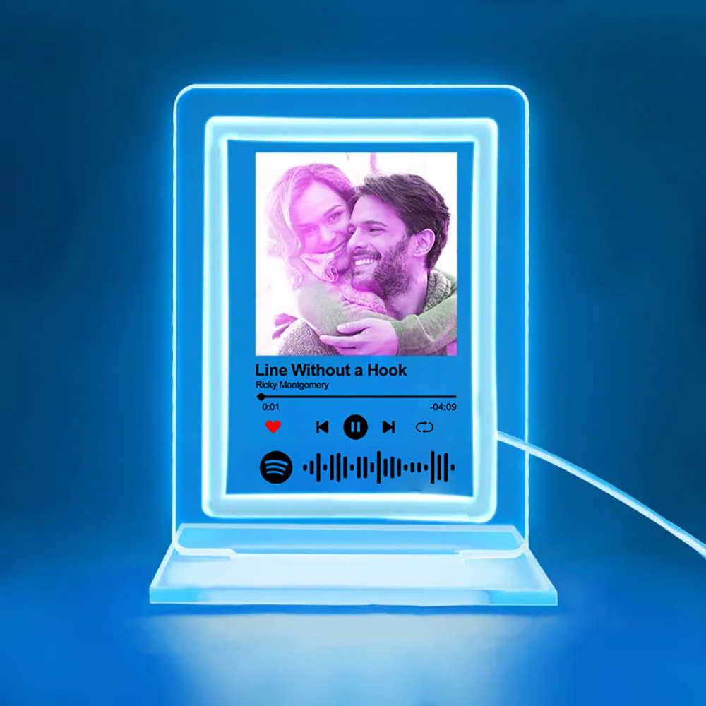 Custom Spotify Code Acrylic Night Light/Plaque/Keychain
