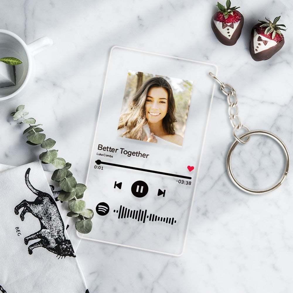 Custom Spotify Code Music Plaque Glass Gifts For Yourself