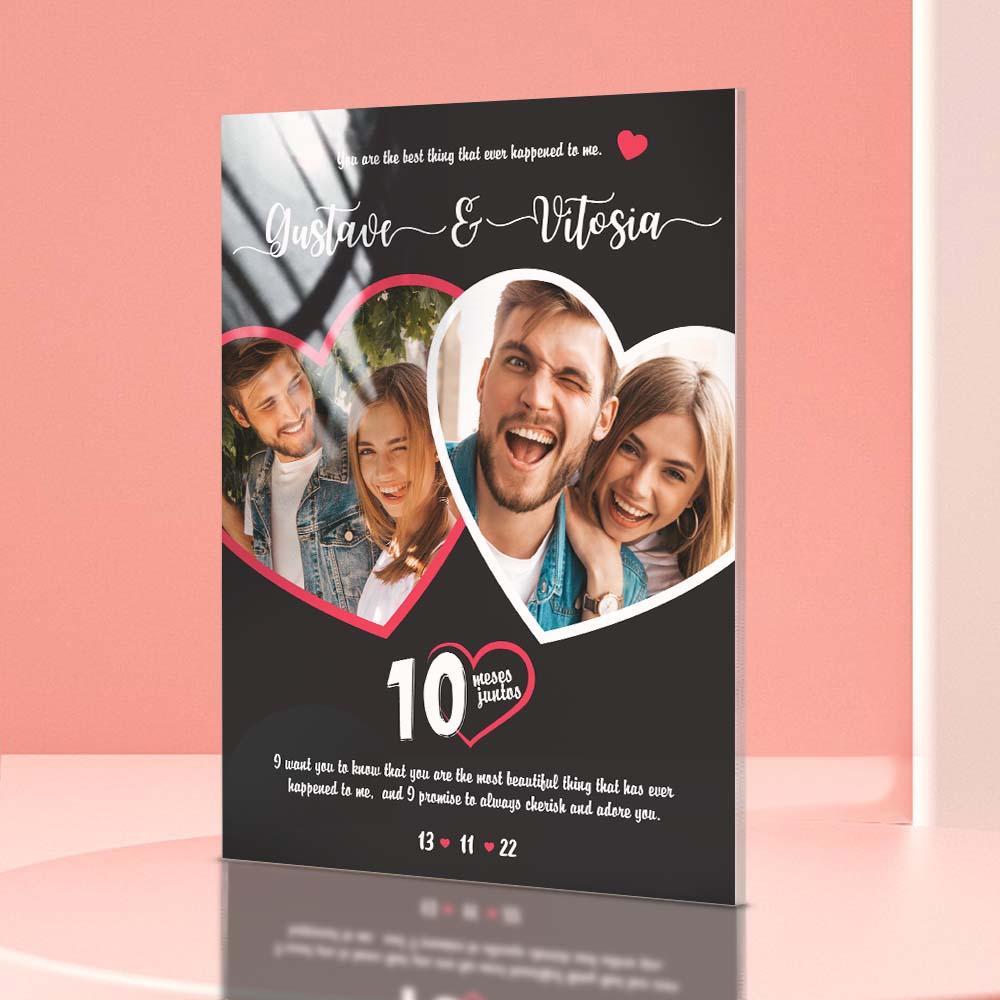Personalized Love Gift with Photo Custom Photo  Anniversary Gift