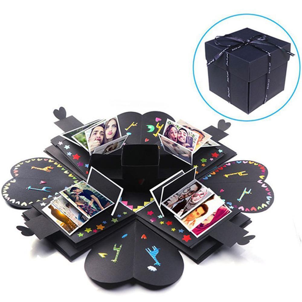 Christmas Box Diy Photo Box Cube Multi-layer Explosion Box