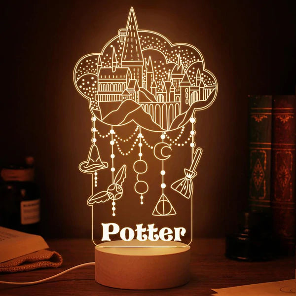For Friends Night Light Harry Potter Lamp Table Lamp Hogwarts