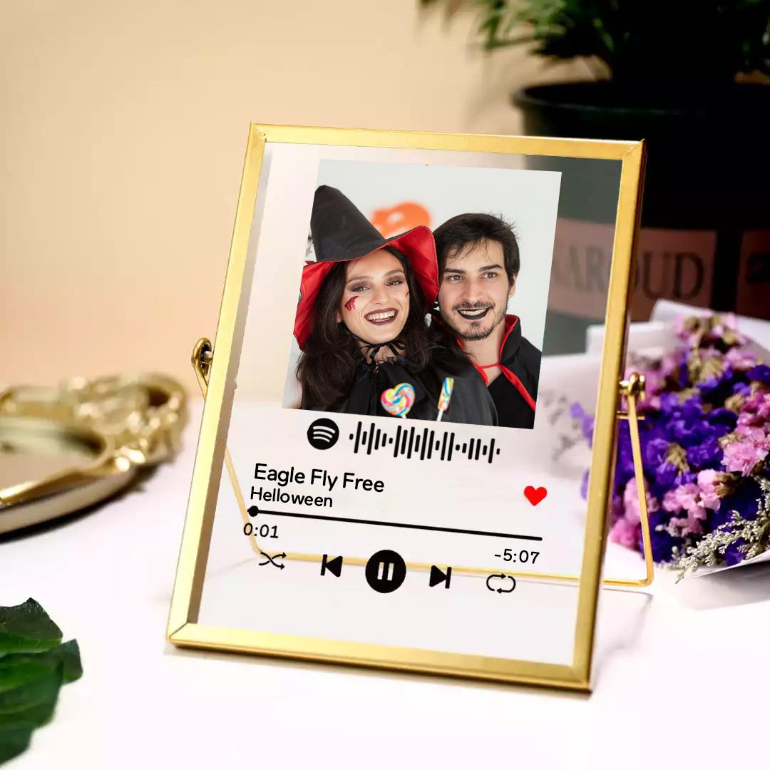 Spotify Acrylic Scannable Spotify Code Custom Music Song Plaque Frame Gift For Halloween