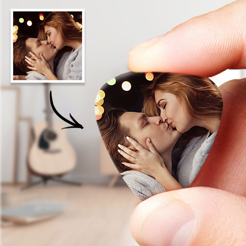 Custom Photo Guitar Pick for Musicians Christmas Gift  - 12pcs