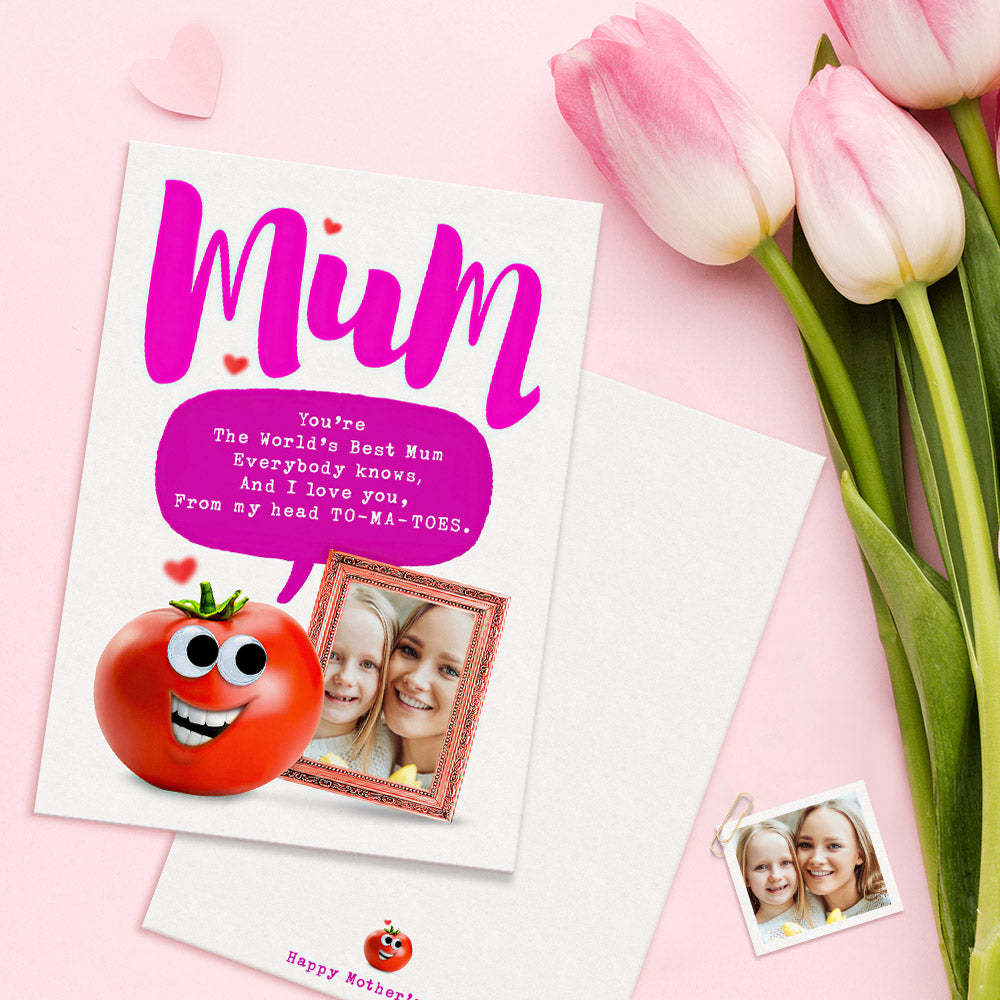 Custom Photo Funny Pun Mother's Day Cards Personalized Cards Gifts For Mom