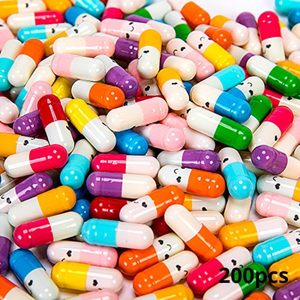 200pcs DIY Lovely Mini Shaped Message Capsule Letter