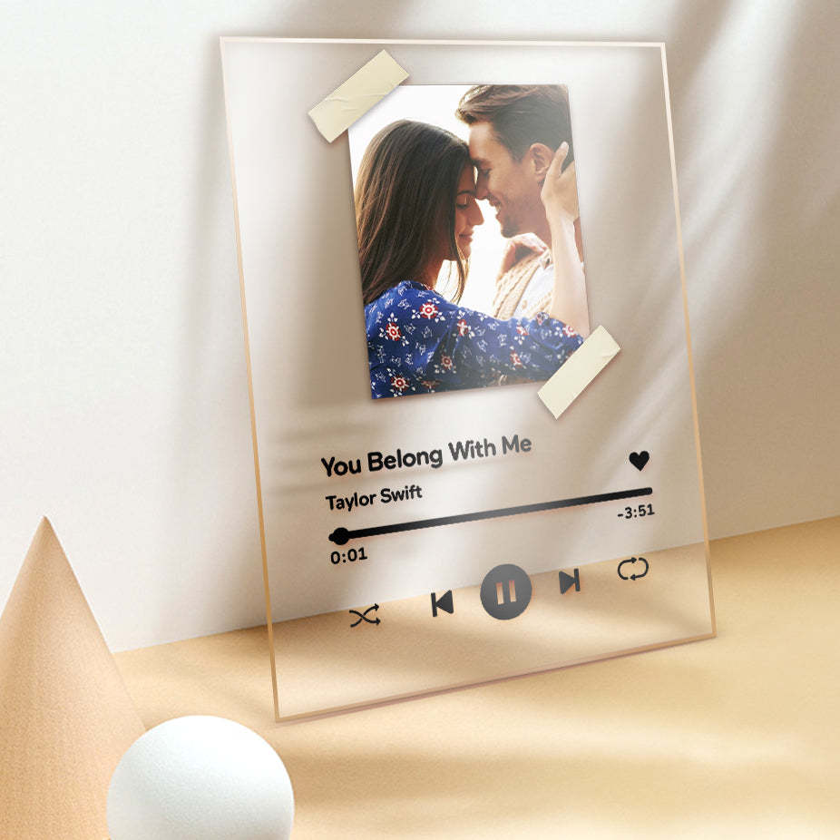 Custom Spotify Plaque Personalized Song Music Plaque Acrylic Gift