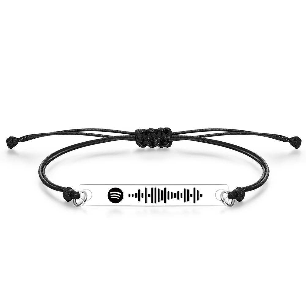 Custom Music Code Bracelet- Acrylic Bracelet Gift For Him
