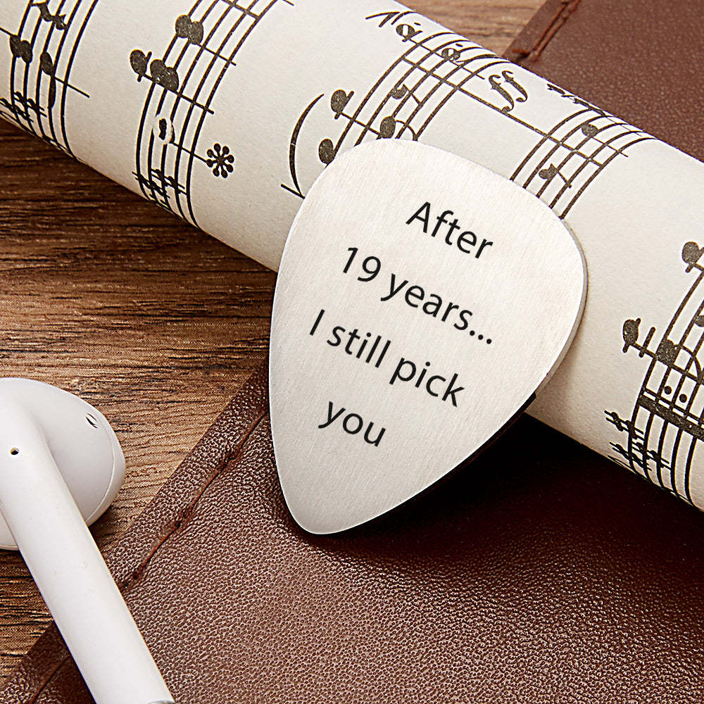 Custom Guitar Pick Personalized Engraved Guitar Pick-I Still Pick You