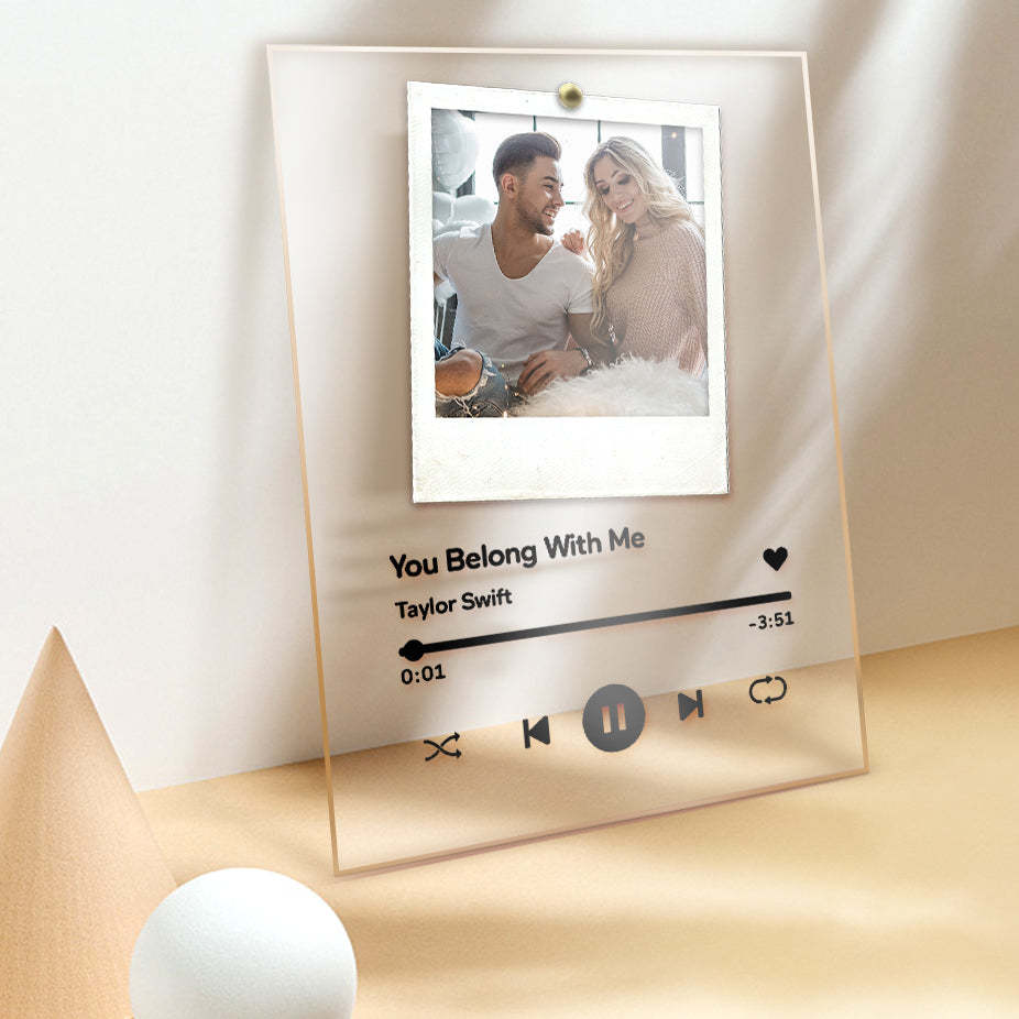 Custom Spotify Plaque Personalized Song Music Plaque Acrylic Gift