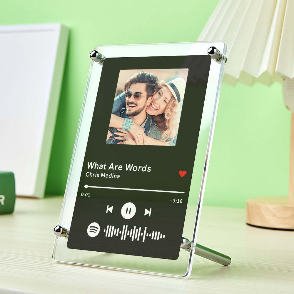 Spotify Photo Frame Scannable Music Fashion Plaque Home Decor Gift For Partner