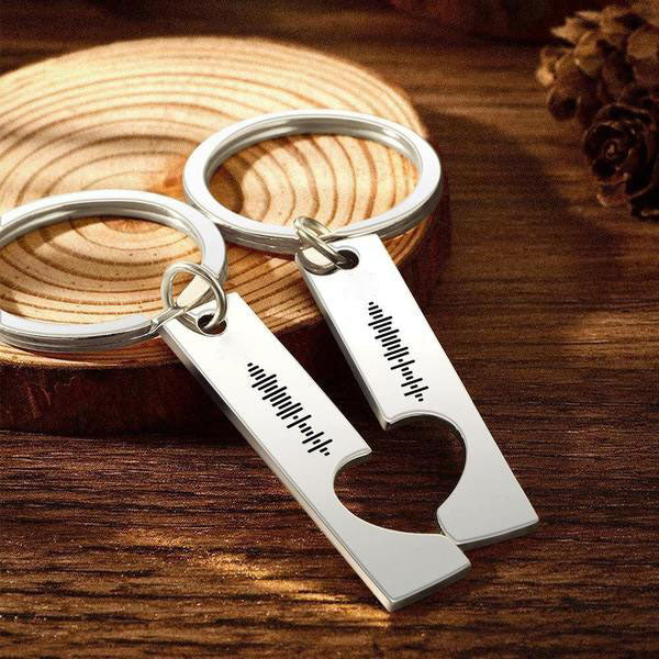 Custom Music Code Keyring Gifts for Lover