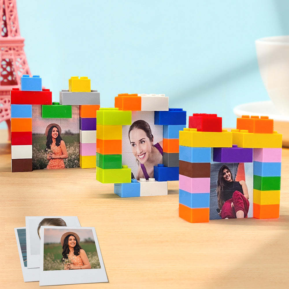 Personalized Photo Building Brick Puzzles Custom Mom Building Blocks Photo Block Gift