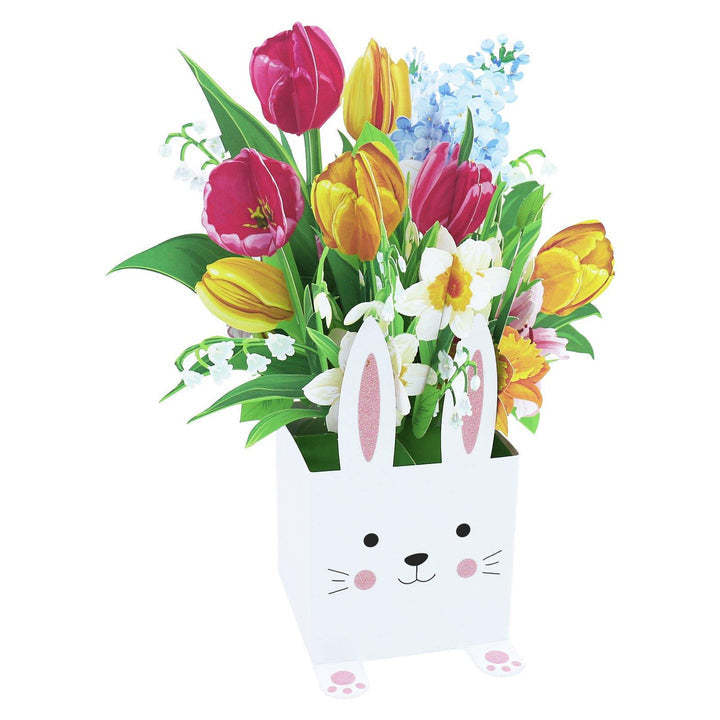 Bunny Pop up Box Card Gift Card for Easter Day for Easter
