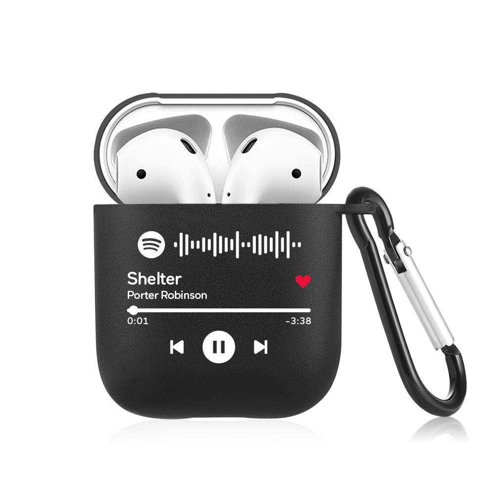 Custom Spotify Code Airpods Case Bluetooth Earphone Protective Case For Dad