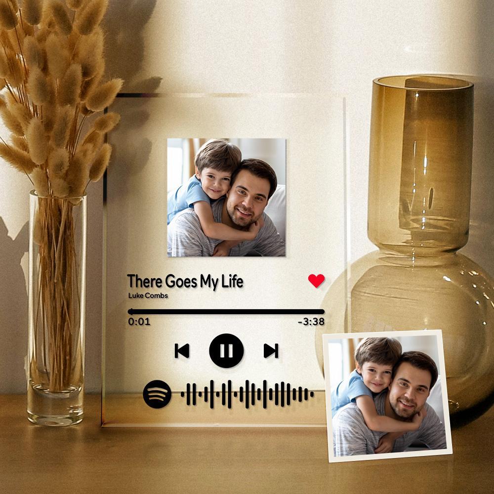 Father's Day Gift Custom Spotify Code Plaque