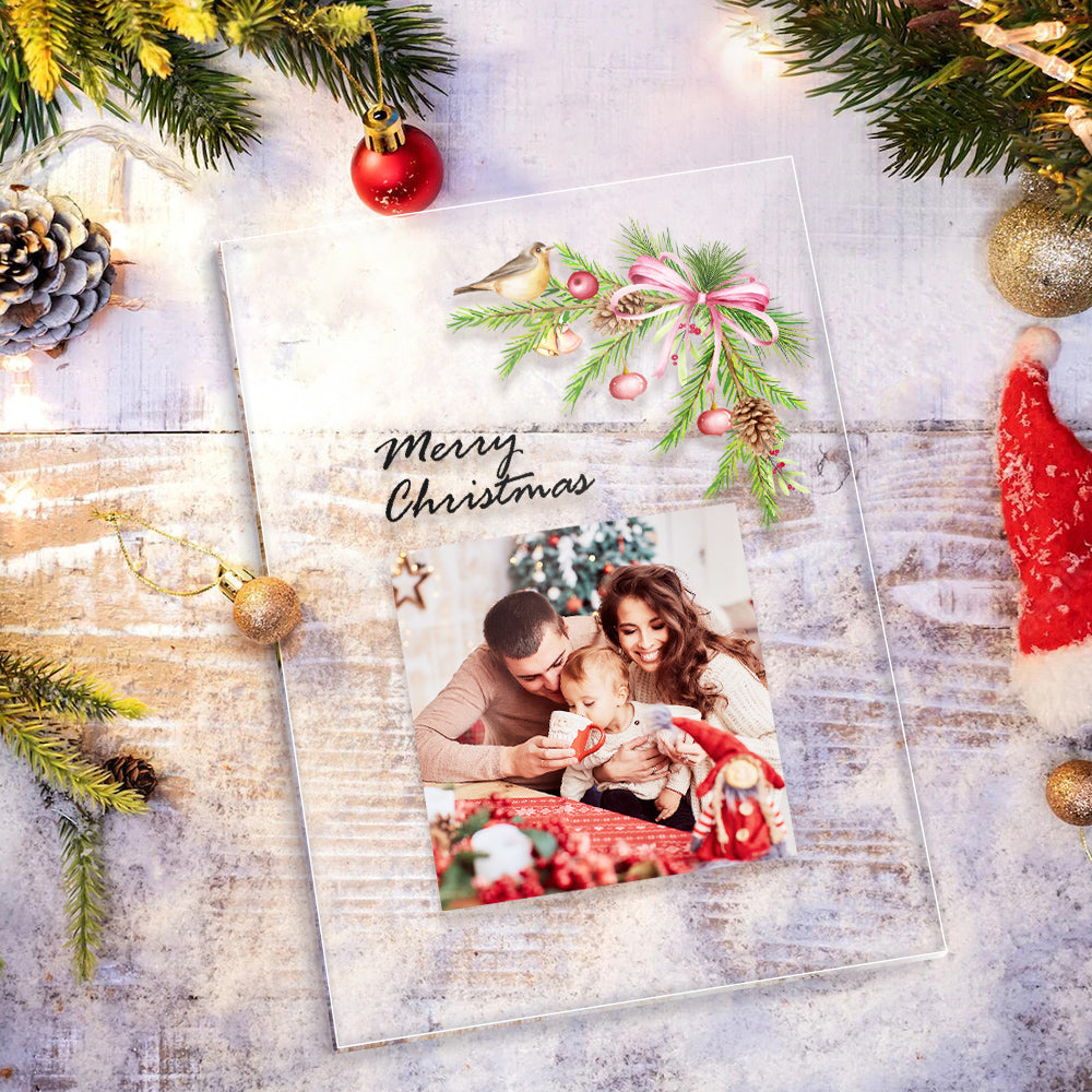 Christmas Plaque Gift Custom Photo Plaque