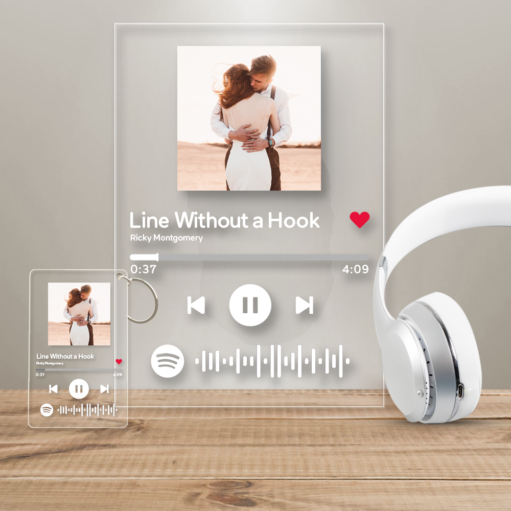 Plaque De Musique Numérisable Spotify Plaque Personnalisée