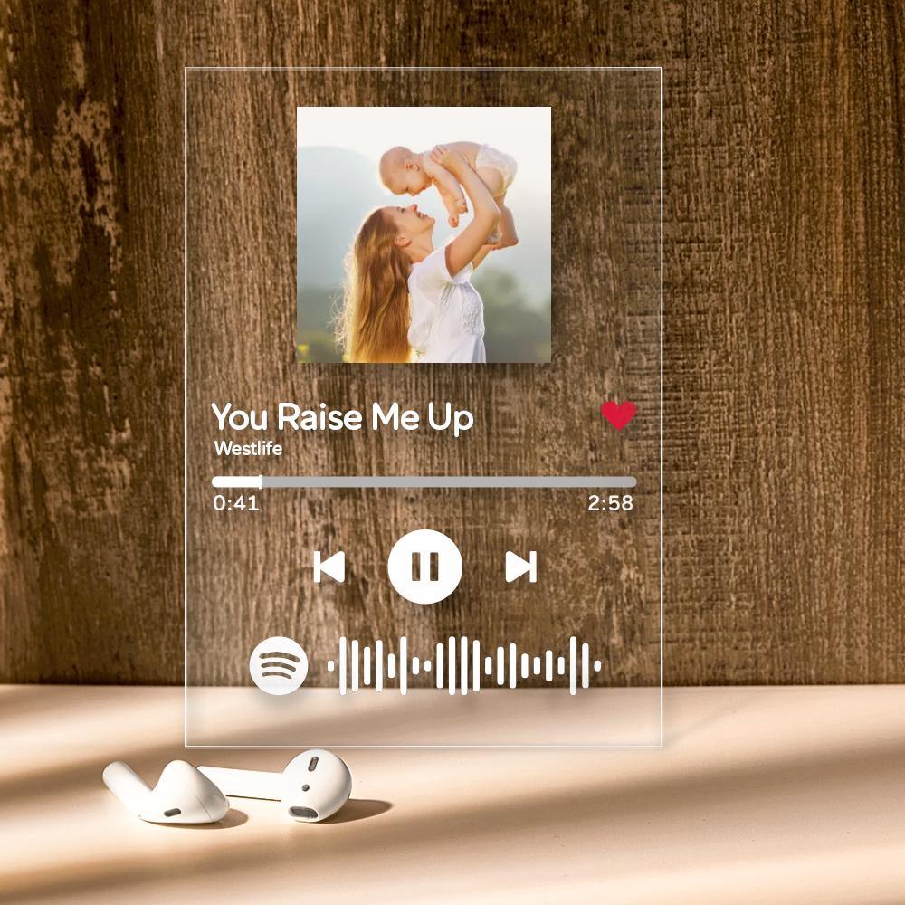 Plaque Personnalisée Spotify Code Musique Premiers Cadeaux De Fête Des Pères Nouveaux Cadeaux De Papa