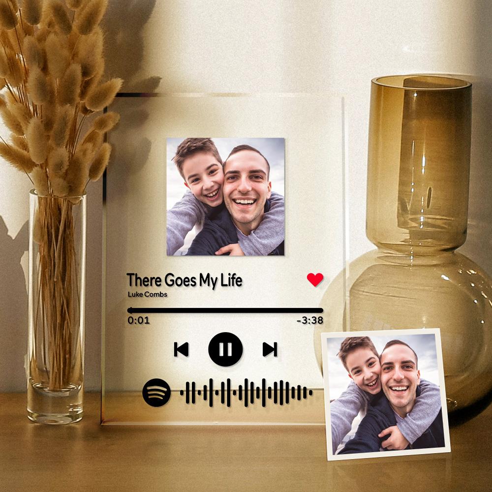 Plaque Personnalisée Spotify Code Musique Premiers Cadeaux De Fête Des Pères Nouveaux Cadeaux De Papa