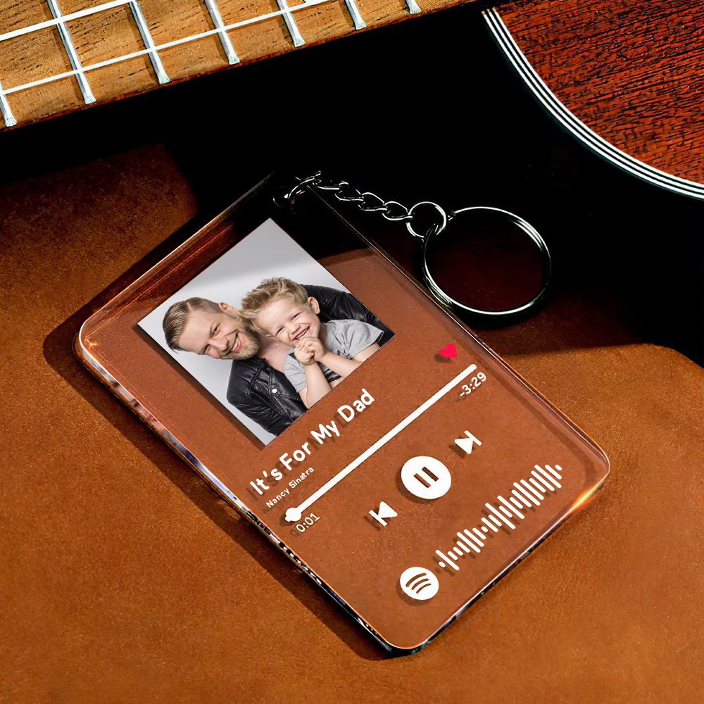 Numérisable Personnalisé Spotify Code Musique Plaque En Verre Acrylique/porte-clés/veilleuse Nouveau Papa Cadeaux
