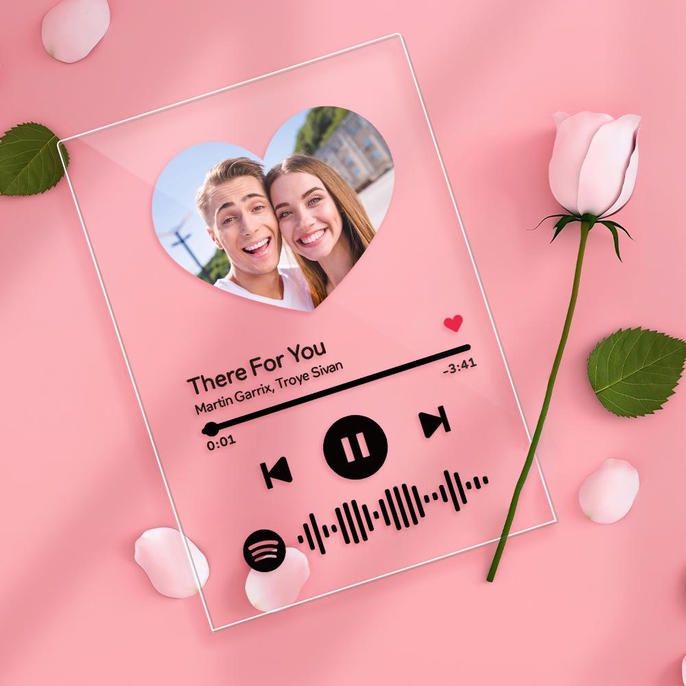 Spotify Glass Art Placca musicale Spotify personalizzata con immagine