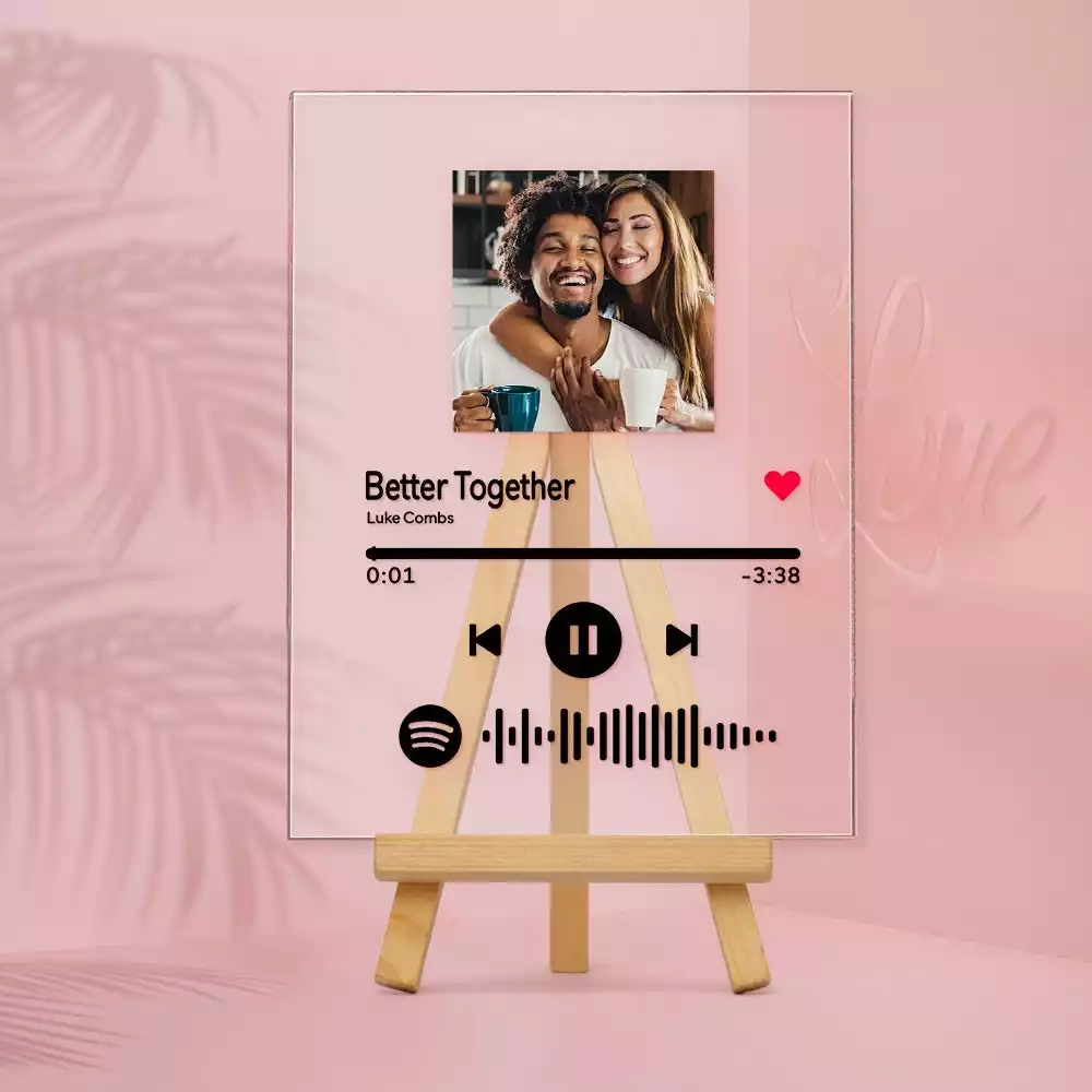 Vetro Spotify - Targa personalizzata Spotify Code Music(12cm x 16cm) C