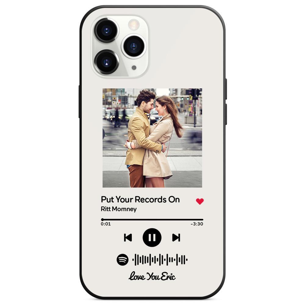 Cover protection con codice spotify e foto personalizzabile