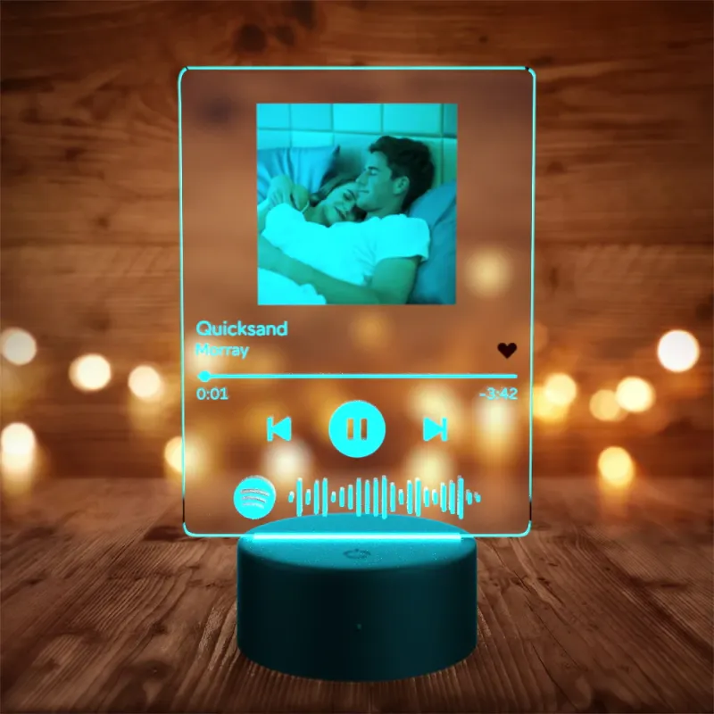 Targa Spotify Personalizzata - Cornice con vetro 15x20