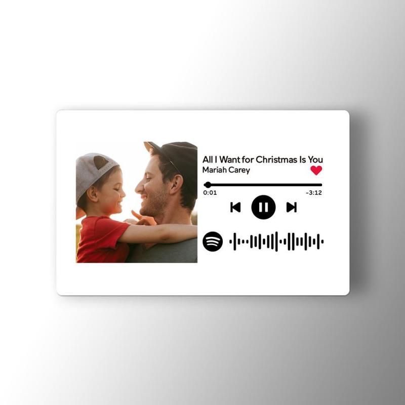 Scheda personalizzata Spotify Music Code Wallet Card personalizzata pe