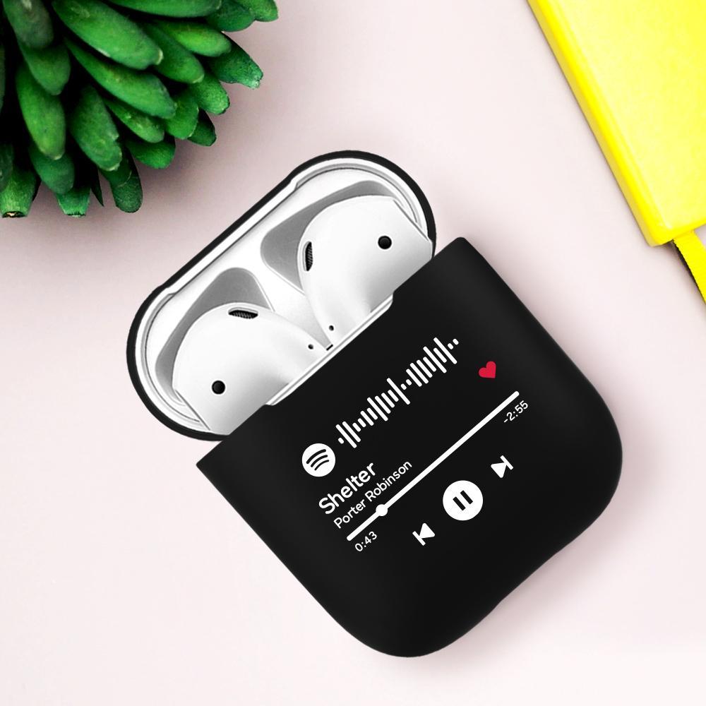Étui de protection personnalisé Spotify Code Airpods Case pour la famille