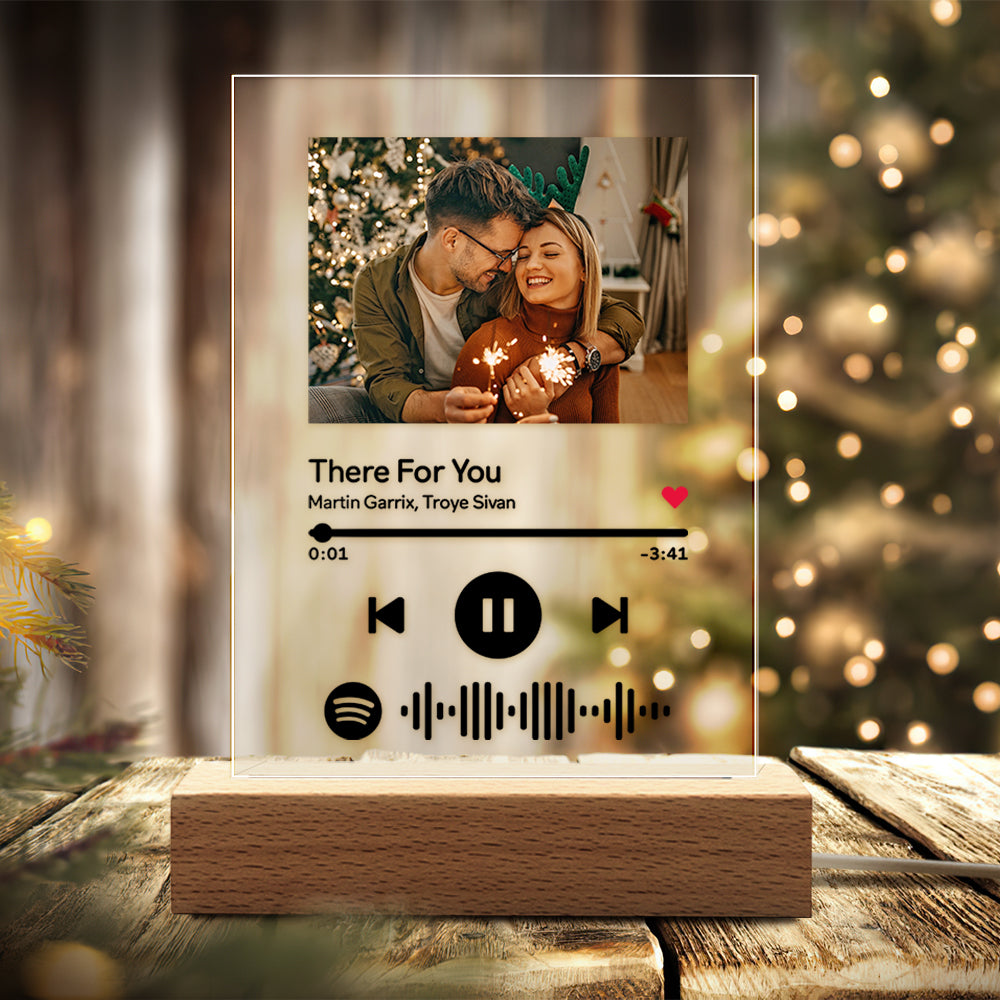 Weihnachtsgeschenk für sie Benutzerdefiniertes Spotify-abzeichen Scannbares Musikabzeichen