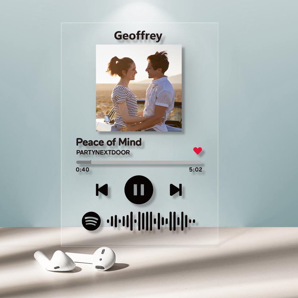 Spotify Code Music Plaque Personalized Music Plaque