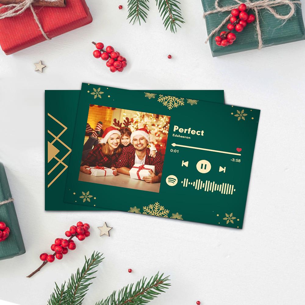 Biglietti Di Auguri Di Natale Personalizzati Con Carte Regalo Di Natale Con Codice Spotify