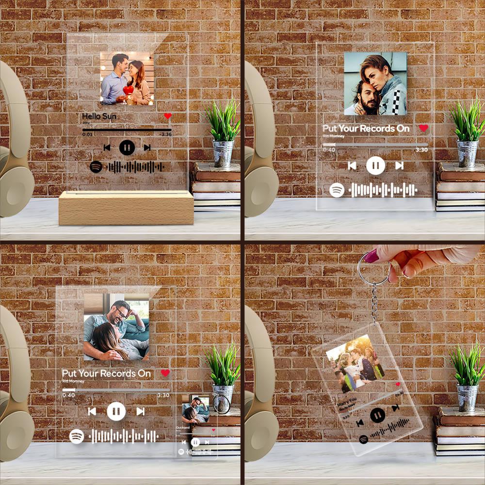 Custom Spotify Plaque Scannable Spotify Music Plaque