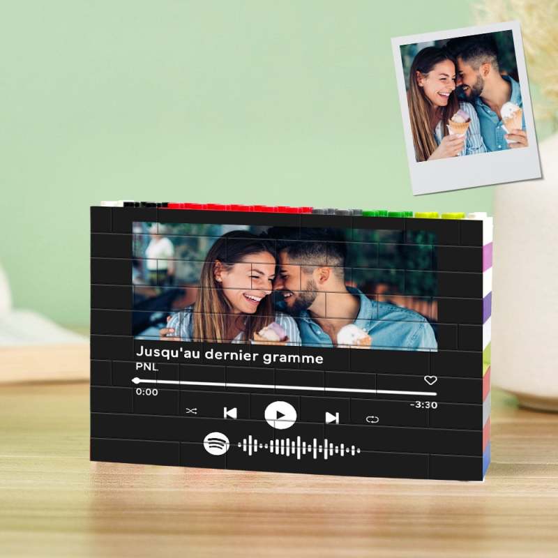 Personalised Spotify Code Building Brick Custom Photo Block Colors Brick  Puzzles Gifts for Her