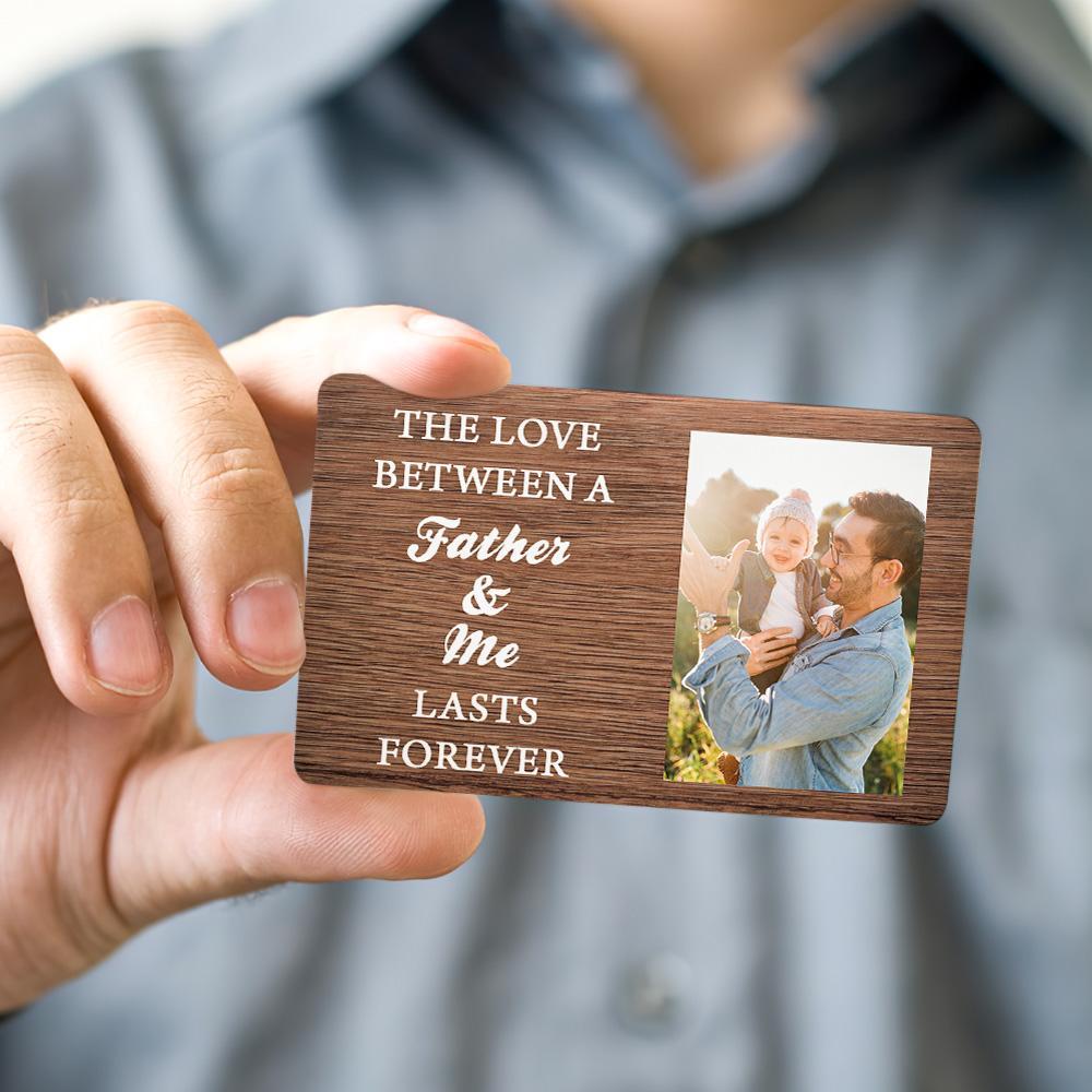 Custom Wallet Card for Dad, Gifts for Dad from Daughter, Dad Birthday, Father's Day Gift