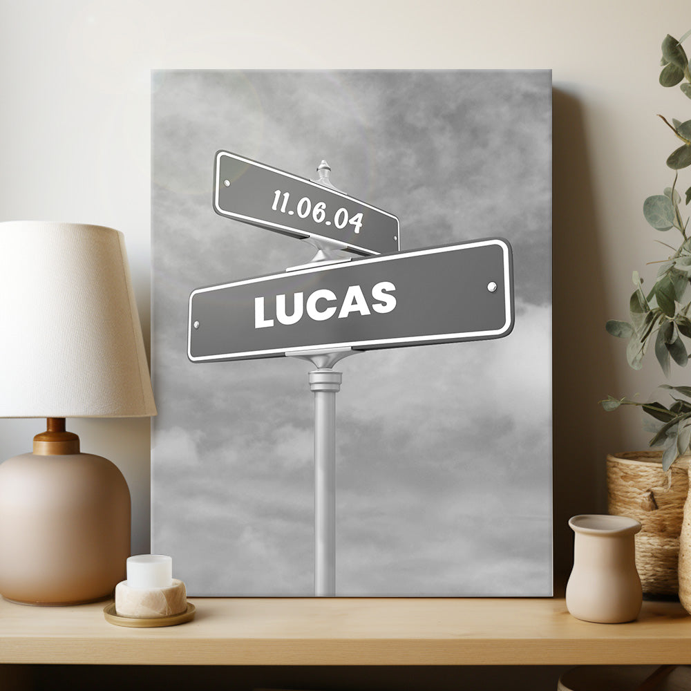 Date of Birth of Children Kids Birthday Gifts Custom Wood Plaque Personalized Guideboard Desktop Picture Frame Family Gifts - 